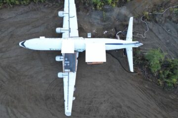 an airplane on the ground