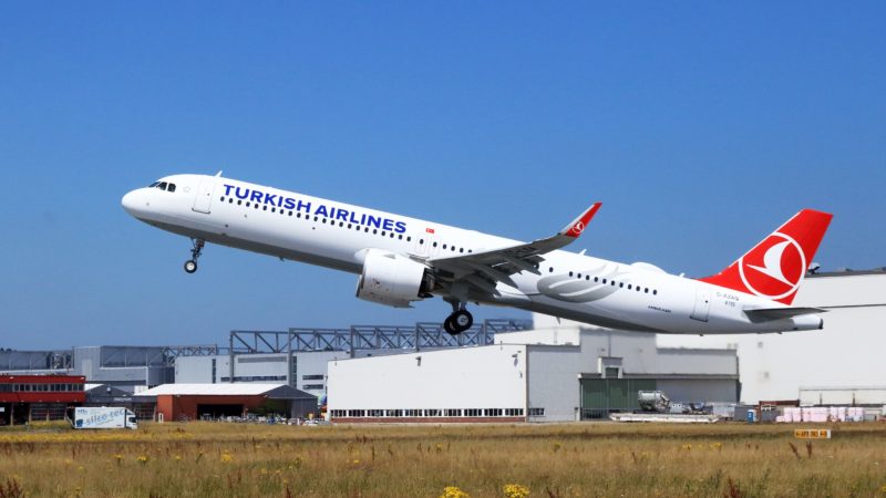 Turkish Airlines A321neo powered by PW1100G-JM engines