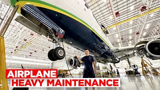Inside Aircraft Heavy Maintenance – Flying Azul Embraer + A330neo
